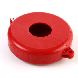 POFET The Outdoor Valve Lock Padlock System,Gate Valve Lockout Device Compliant Valve Locks for Faucet Locks Outdoor Casing Lock Prevents Unauthorized use and Vandalism - for 5-6.4inch Valve
