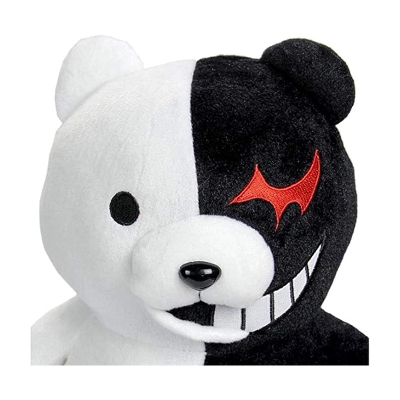 Werycos 25cm / 9.84in Black White Bear Plush Anime Stuffed