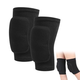 Dance Knee Pads for Women: Breathable Knee Pads - Thick Sponge Support Knees Protector - Soft Brace Breathable Sleeve Protective for Volleyball Football Dance Yoga Tennis Running Cycling Jogging