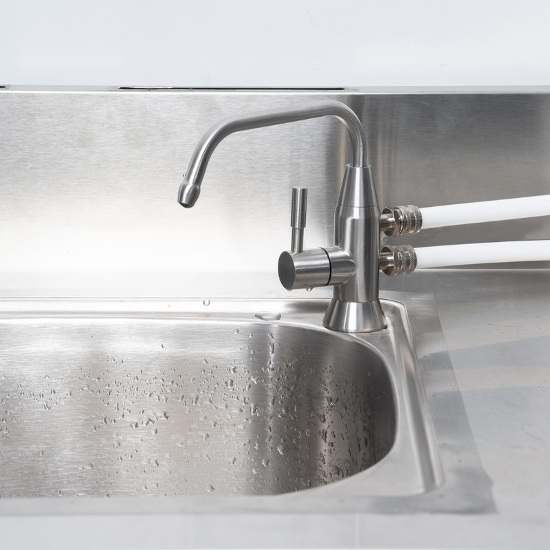Two spouts 1/2" Alkaline Water Filtered Faucet, Ro Faucet Stainless
