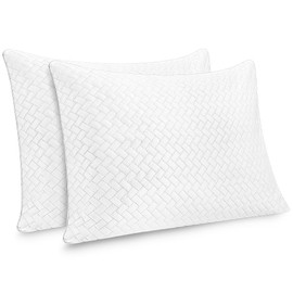 Enjoy Life Cooling Pillow Protectors with Zipper, Quilted Cold Pillowcases for Hot Sleepers, Super Soft Pillow Covers, Polyethylene(PE)-Set of 2, King Size