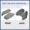 VekAuto 1 Pair Front Door Cover Armrest Cover Pad Replacement
