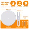 WunoShop 1 Pcs Ceiling Cover Plate, 5 inch Round Outlet