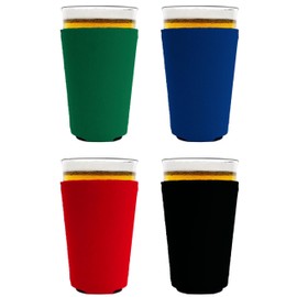 Blank Neoprene Pint Glass Coolie Variety Packs (4 Pack)