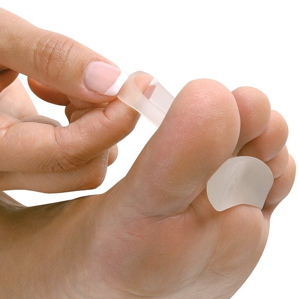 NatraCure Gel Hammer Toe Crest Pads (Left/Right) - 2 Pairs