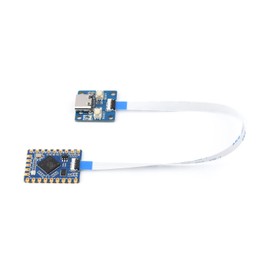 waveshare RP2040-Tiny Mini Development Board with USB Port Adapter Board and FPC Cable,Based on Raspberry Pi Microcontroller RP2040,Dual-Core Arm Processor,Support C/C++, MicroPython, Arduino,