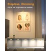 WILLED Picture Lights Battery Operated,Rechargeable Wall Light for Picture,Puck Lights