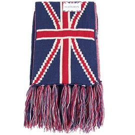 Union Jack Scarf for Men Women Unisex For Winter Summer scarves ladies fashionable winter knitted union jack scarf