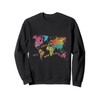 World Map Typographic Sweatshirt