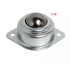 AceCrew Lot of 10 Ball Transfer Flange Mount Heavy Duty Bearing Roller Conveyor -M322-