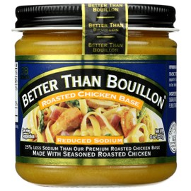 Better Than Bouillon Roasted Chicken Base, Reduced Sodium, Zero Trans Fat, 8 Ounces (Pack Of 6)