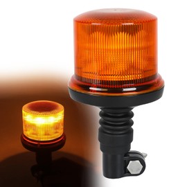 AOHEWEI LED Warning Beacon Light Amber, 8 Patterns 12/24V 20Pcs Led Strobe Lamp for Agricultural Machines Commercial Vehicle School Bus Tractor Excavators Truck