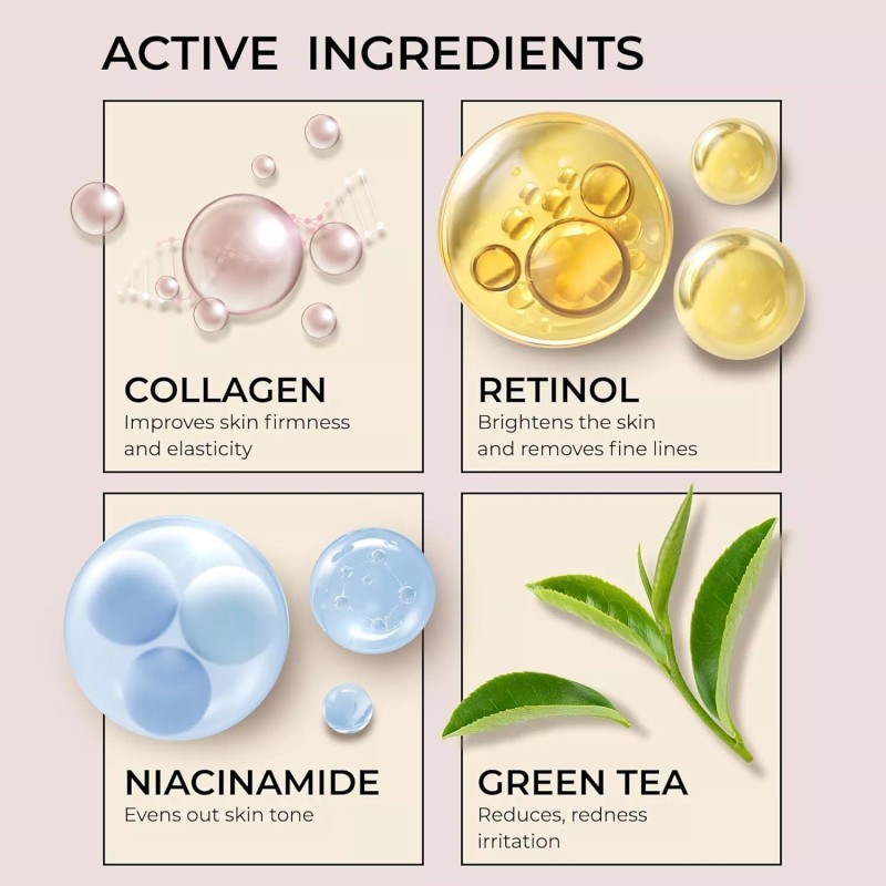 Instaskincare Hydration Recovery Bundle Hyaluronic Serum & Collagen Cream &