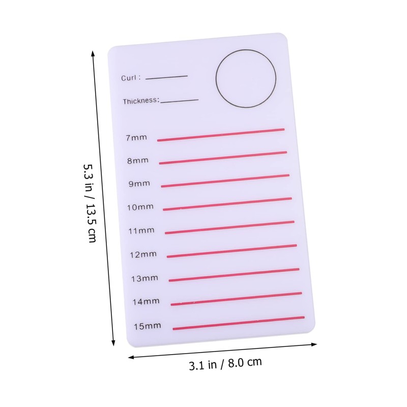 Gogogmee Lash Grafting Pallet Acrylic Lash Extension Tray Mini Size