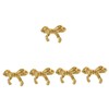 Artibetter Pack of 5 Bow Handle Dresser Drawer Handles Knobs
