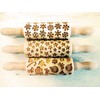 Christmas Children's Rolling Pin for Homemade Pastries Christmas Rolling Pin
