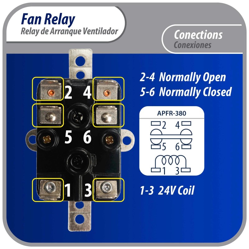 Appli Parts APFR-380 90-380, 24 VAC Coil, Heavy Duty Switching