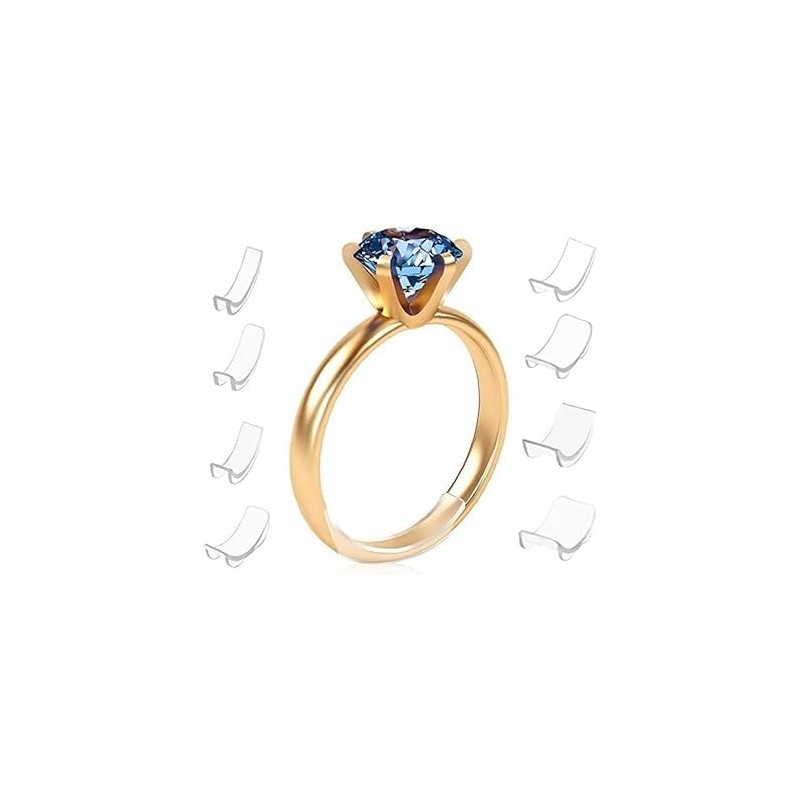 8 Pcs Ring Size Adjuster Invisible Ring Size Adjuster For