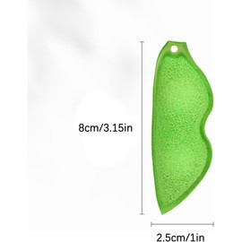 3 Pack Multipurpose Bean Shaped Sponge Set Heat Resistant Bottle and Internal Cleaning Sponges - Reusable entreprises Bottle Cleaning Tools Household Cleaning Sponges