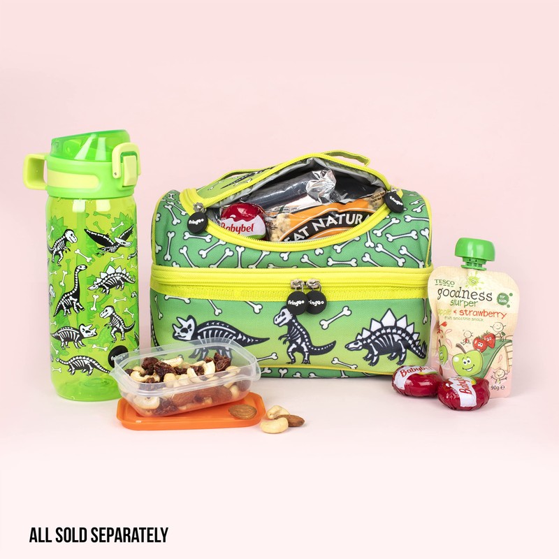 Fringoo - Dinosaur Lunch Time - Kids Water Bottle with