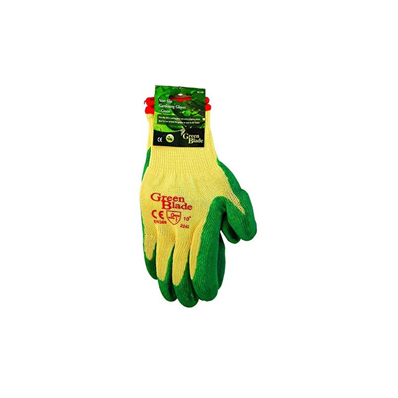 2 x Green Blade BB-RG106 Non-Slip Gloves - Green