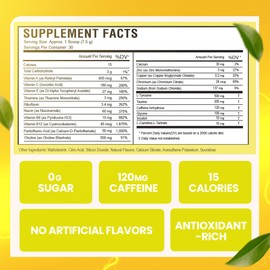 Morning Buzz Energy Drink Powder - Energy Boost - Sugar-Free Energy with Antioxidants - Morning Kick and Sports Nutrition Endurance Product - 30 Servings, Lemonade, 8 Ounces