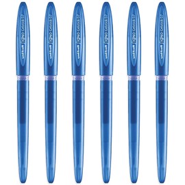 uni-ball Signo UM-170 Gelstick Gel Rollerball Pen - 0.7mm Tip - Blue Ink - Pack of 6