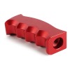 Unbranded RALLIART Aluminum Alloy Red Slotted Pistol Grip Handle Manual
