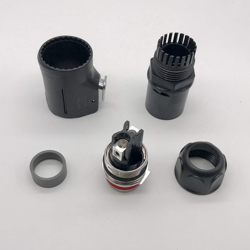 CNLINKO 2 Pin 50Amp Power Industrial Circular Connector, Male Plug