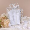 Simplicity White Metal Wedding Card Box, 8.5'' L x 9''