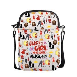 VAMSII Annie The Musical Merchandise Orphans Annie Crossbody Bag Annie and Grace Movies Fans Gift Broadway Theatre Gift (CAAnnieCrossbody 1)