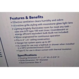 Broan 751  Ceiling Exhaust Fan