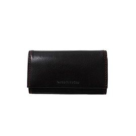 Takeokikuchi Men's Trifold Key Case, Soft Antique, 01: Black