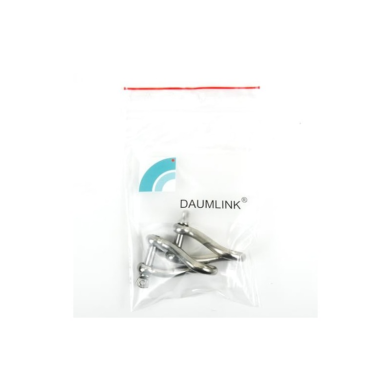 DAUMLINK® Aisi 316 A4 Round Shackles Twisted Material Stainless Steel