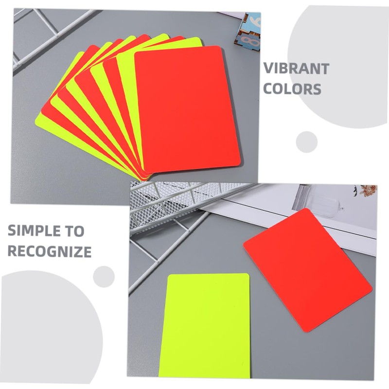 WHAMVOX Complete Soccer Referee Kit 14pc Red Yellow Match Cards