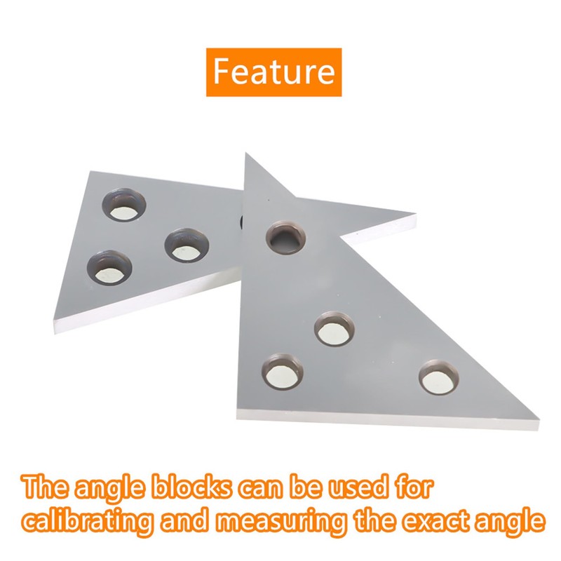 waltyotur Solid Angle Plate Set Industrial Tools 2 Pcs Triangle