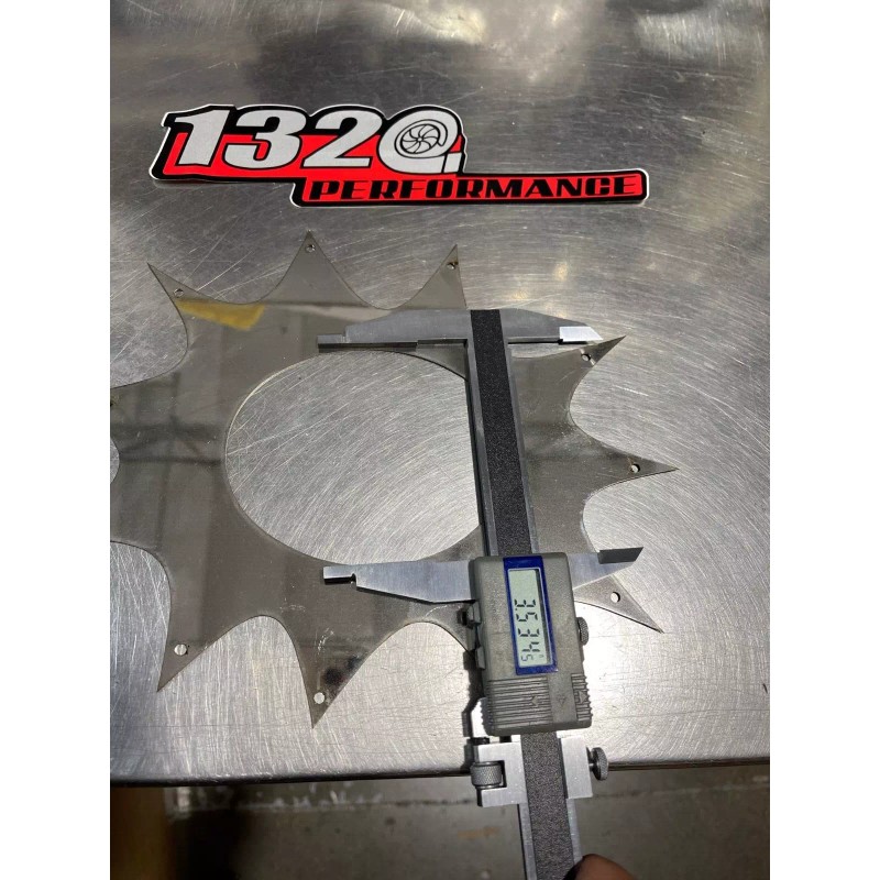 All Out Fab hood exit pipe heat shield - 304