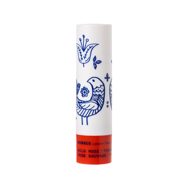 KORRES Lip Butter Stick Wild Rose Tinted Hydrating Lip Balm