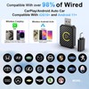 2 in 1 Wireless Apple CarPlay Adapter, Apple and Android,converts