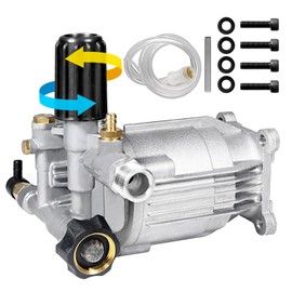 MUTURQ 3/4" Shaft Horizontal Pressure Washer Pump, Easy Adjust 2800-3400 PSI, 2.5 GPM, OEM Replacement Pump for Simpson, Honda GC 160 GC 190, Homelite, AR rmv 2.5g30