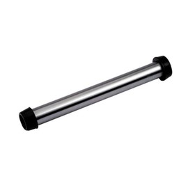 ich-zapfe.de Standpipe for sinks, CNS, 270 mm, high-quality standpipe for kitchen sinks, suitable for 1 1/2 inch and 1 1/4 inch sink drain valve, stainless steel, silver with rubber cone