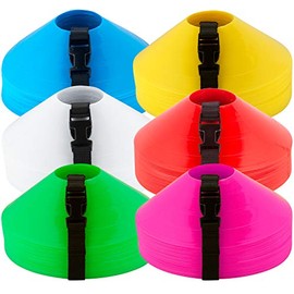 American Challenge Soccer Sports Disc Cones (White (25 count), Standard)