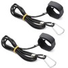 2 Pack Gear Kayak Paddle Leash 4mm Kayak Elastic Boating