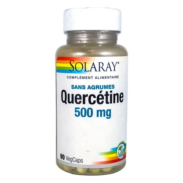 Solaray Quercétine Sans Agrumes 500 mg 90 gélules végétales