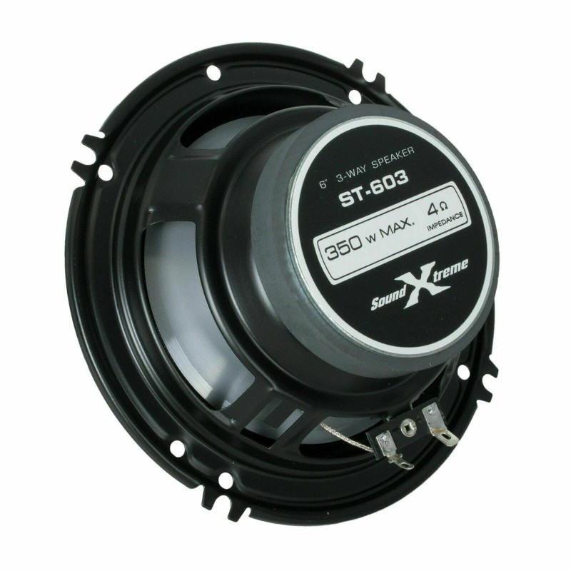 SOUNDXTREME 4x Soundxtreme 6" 3-Way 1400 Watts Coaxial Car Audio