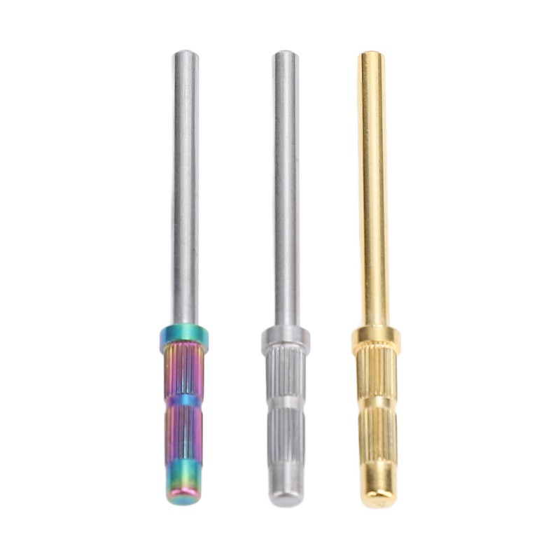3pcs 3mm Nail Mandrel Stainless Steel Manicure Pedicure Mandrel Rods