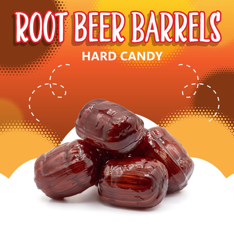 Root Beer Barrels Hard Candy | 1-Pound Bag, About 75