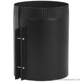 Chimney 73698 Stovepipe - 24 Gauge - 6 Inch Draw Band
