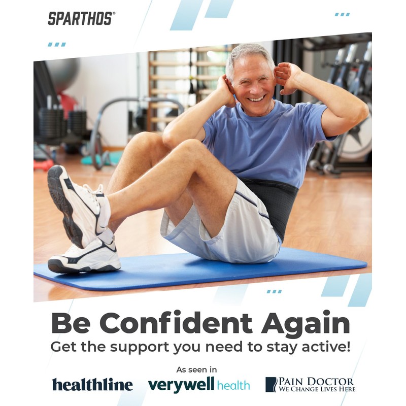 Sparthos Lumbar Support Belt - Immediate Relief from Back Pain,