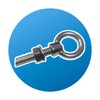 M8 x 80mm Lifting Long Eye Bolt Longshank with Full